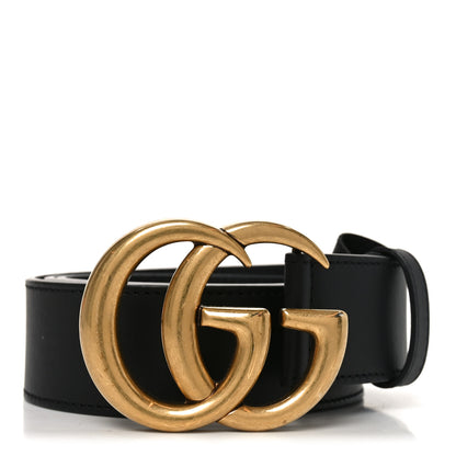 Gucci Calfskin Double G 40mm Belt 95 38 Black 1 of 4