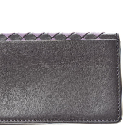 Bottega Veneta Nappa Intrecciato Card Holder Purple 8 of 9