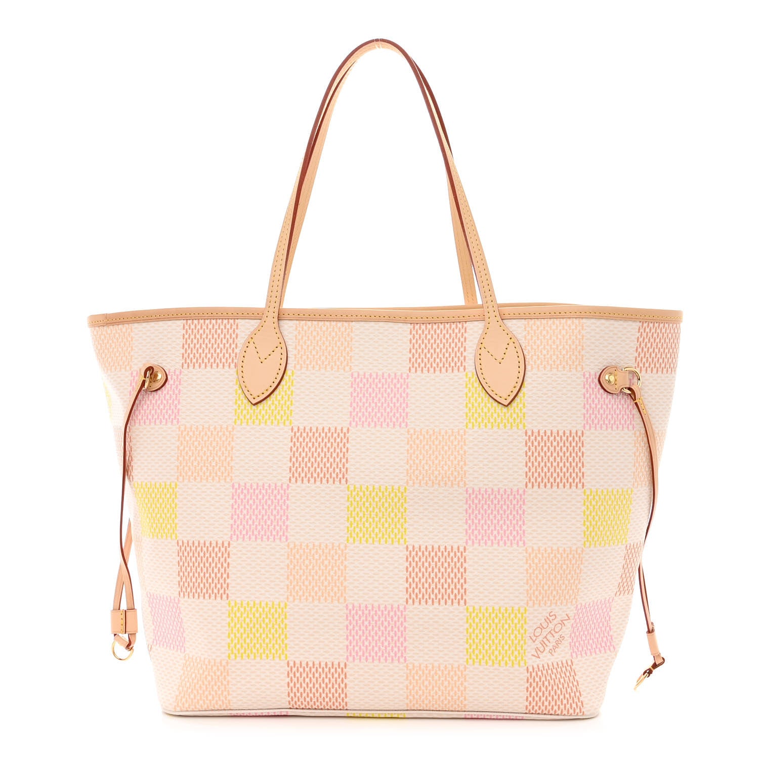 Louis Vuitton Damier Giant Neverfull MM Peach 3 of 12