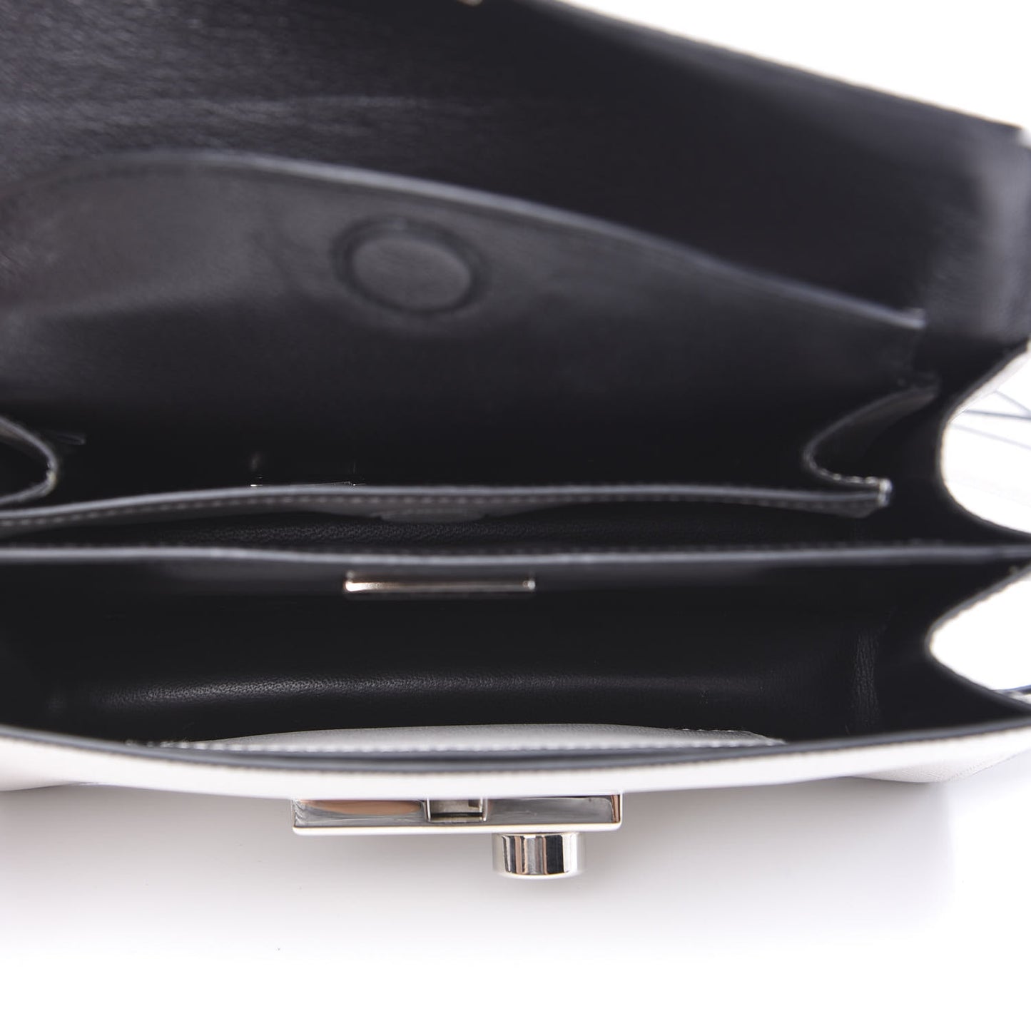 Saffiano Sound Crossbody Bag White