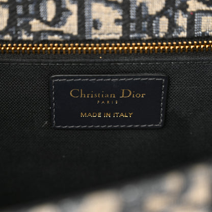 Christian Dior Oblique 30 Montaigne Chain Flap Bag Blue 6 of 12
