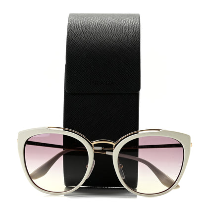 Prada Cat Eye Sunglasses SPR 20U White 7 of 7