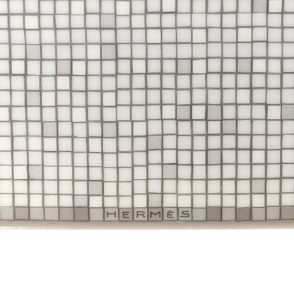 Hermes Porcelain Mosaique au 24 Platine Square Plate 6 of 9
