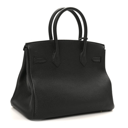 Hermes Togo BIRKIN 30 Black 3 of 10