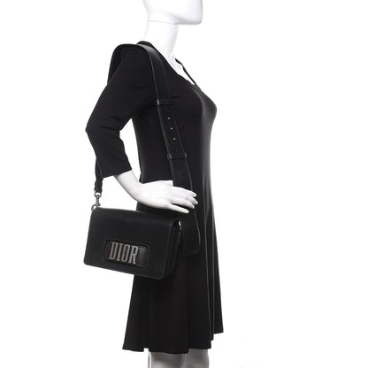 Christian Dior Smooth Calfskin Dio(r)evolution Flap Bag Black 2 of 9
