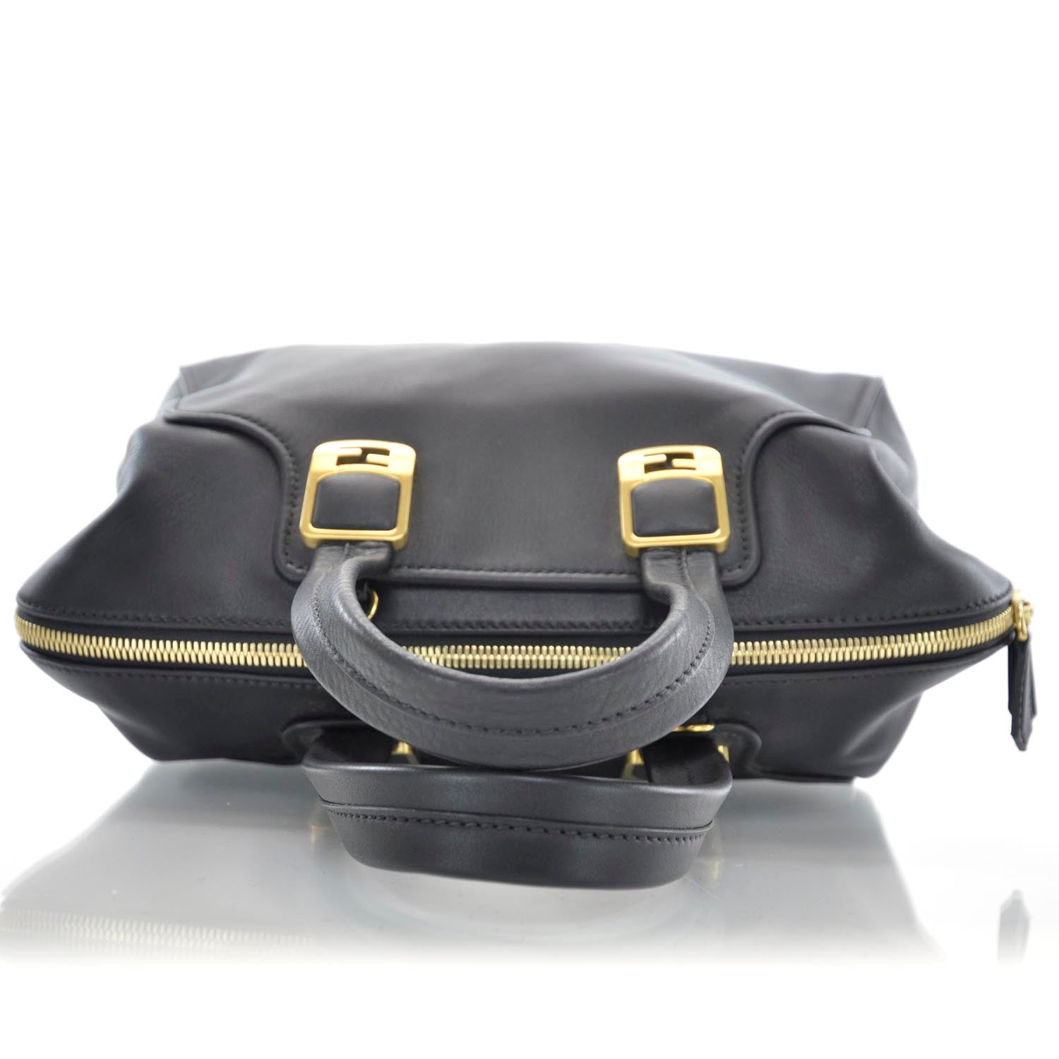 Fendi Vitello Dolce Marmol Large Chameleon Tote Grey 5 of 10