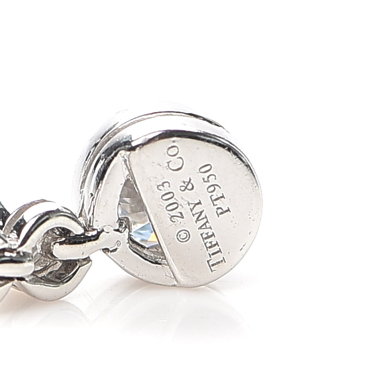 Platinum Diamond Jazz Single Drop Earrings