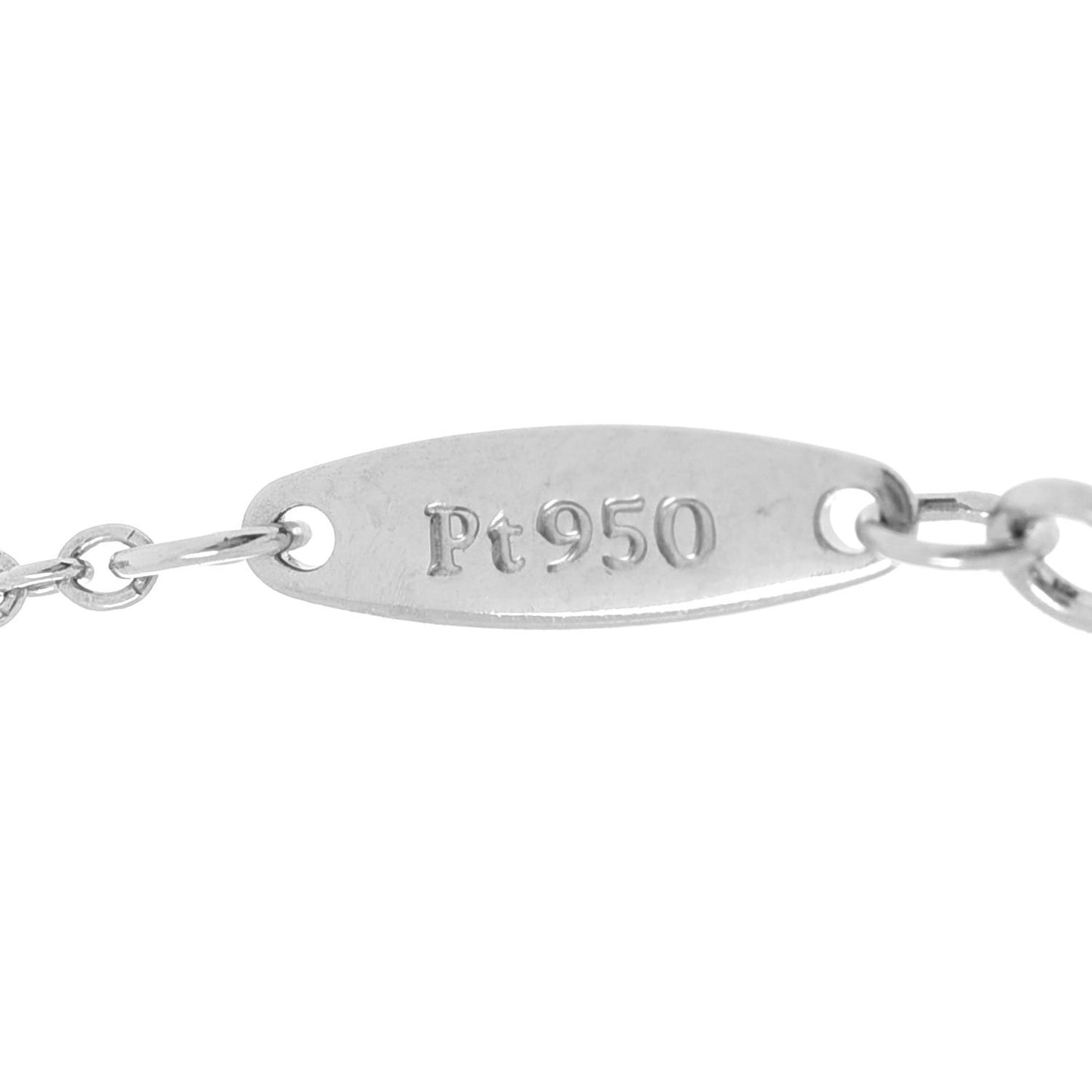 Platinum Diamond .08ct Elsa Peretti Diamonds by the Yard Pendant Necklace