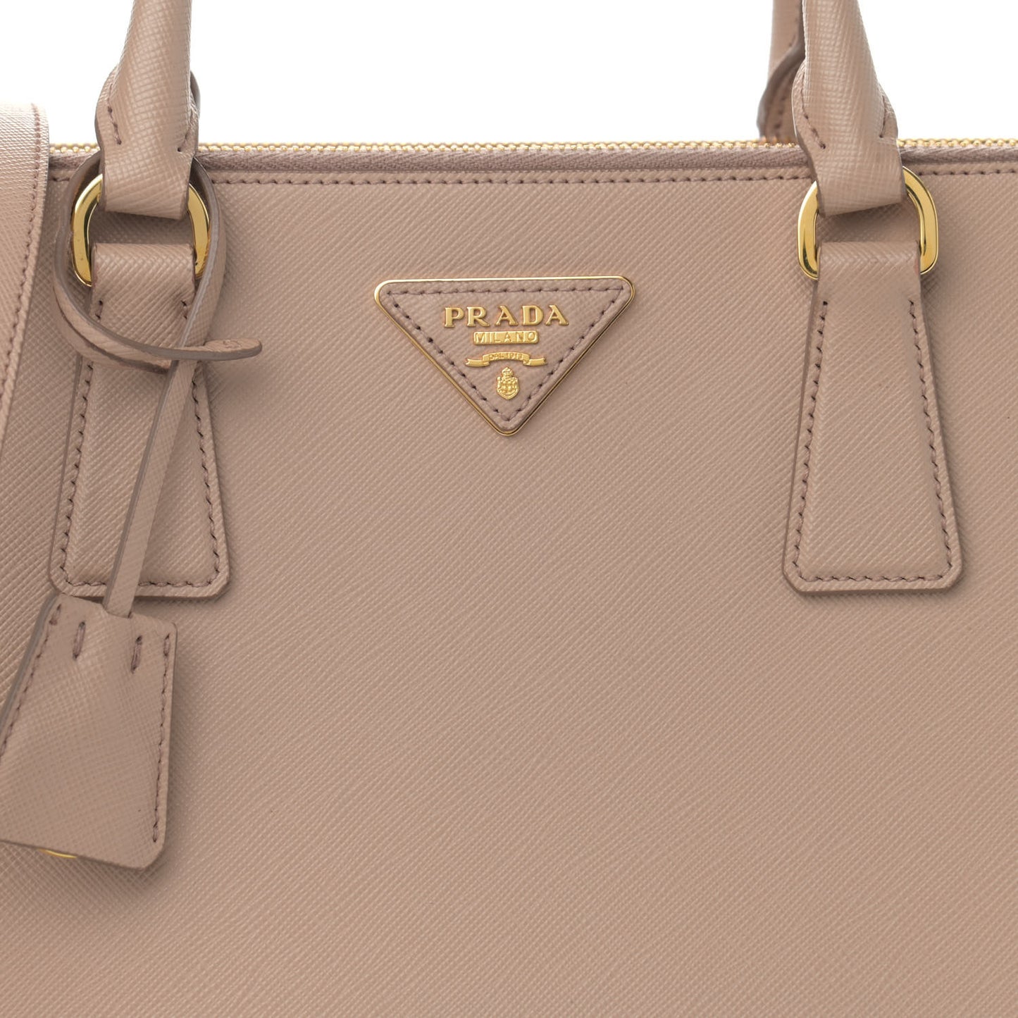 Saffiano Medium Galleria Double Zip Tote Sabbia