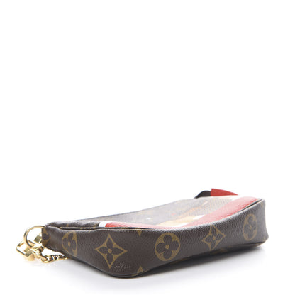 Louis Vuitton Monogram 2018 Christmas Animation Mini Cats Pochette Accessories 3 of 6
