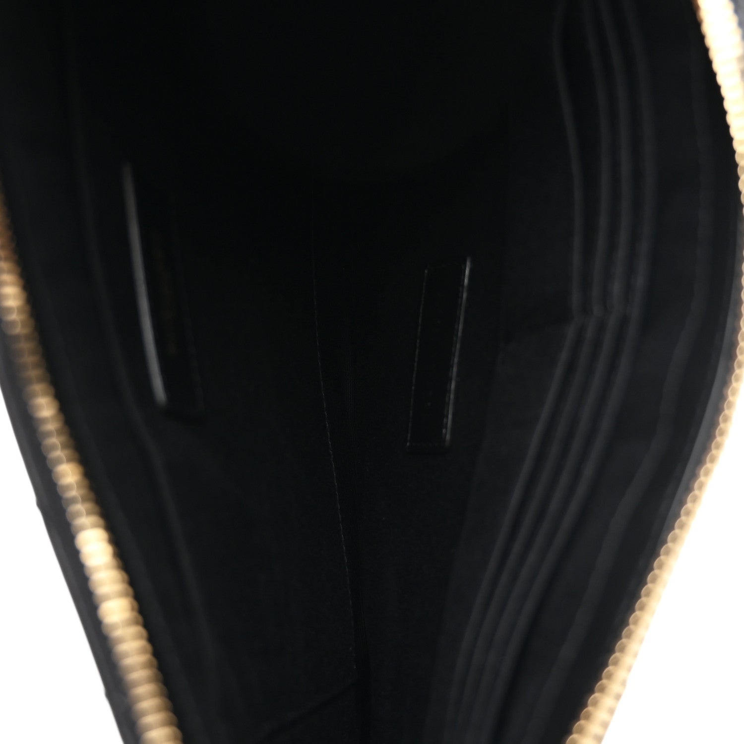 Saint Laurent Calfskin Matelasse Monogram Cassandre Tablet Pouch Black 5 of 7