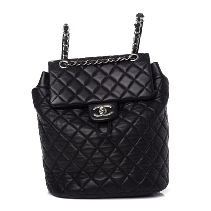 Chanel Lambskin Quilted Small Urban Spirit Backpack Black 1 of 9
