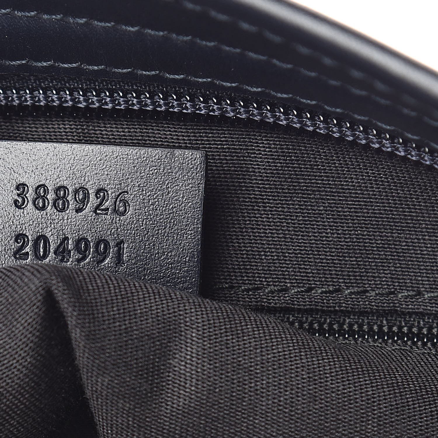 Gucci GG Supreme Monogram Web Flat Messenger Bag Navy 7 of 10