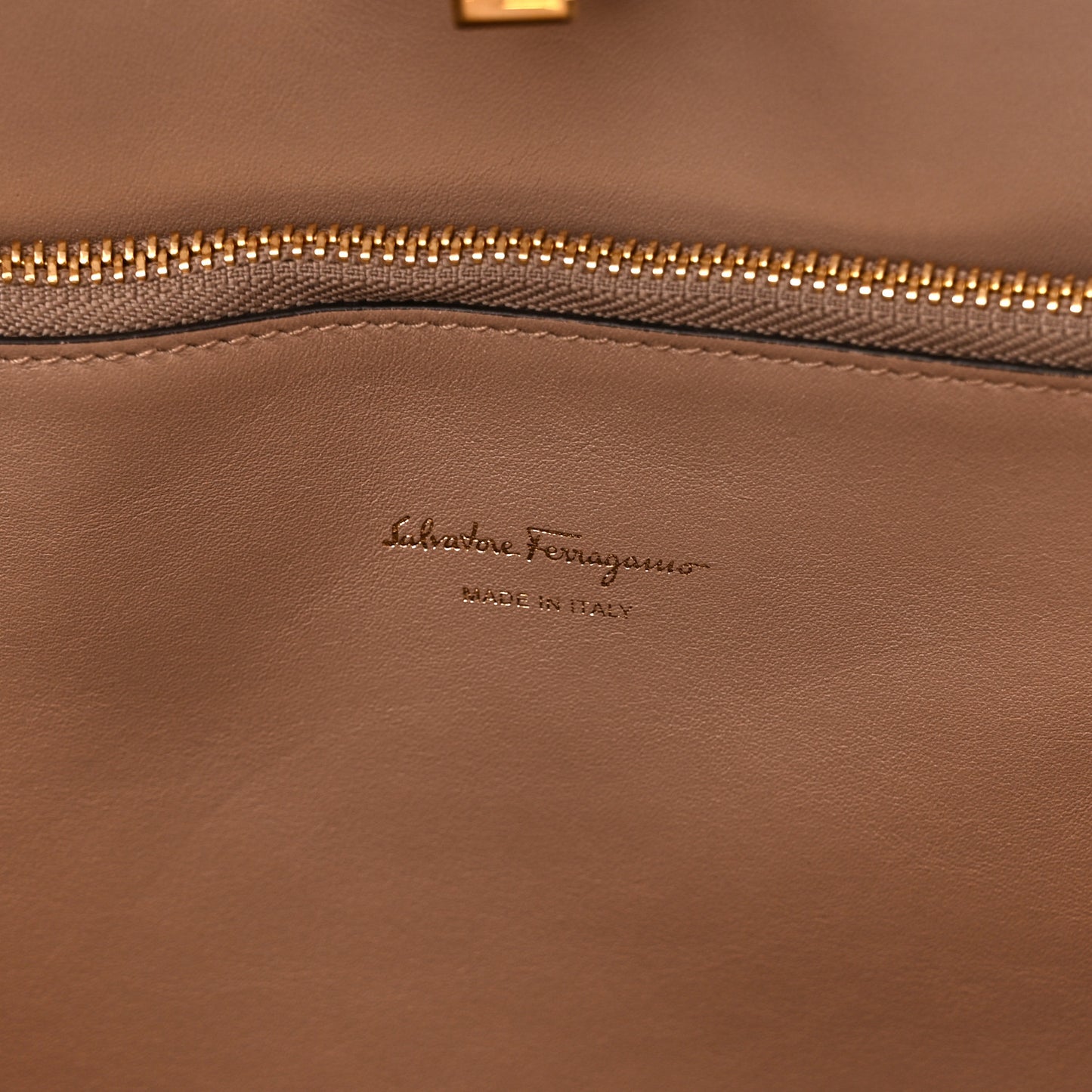 Calfskin Large Studio Bag Mud