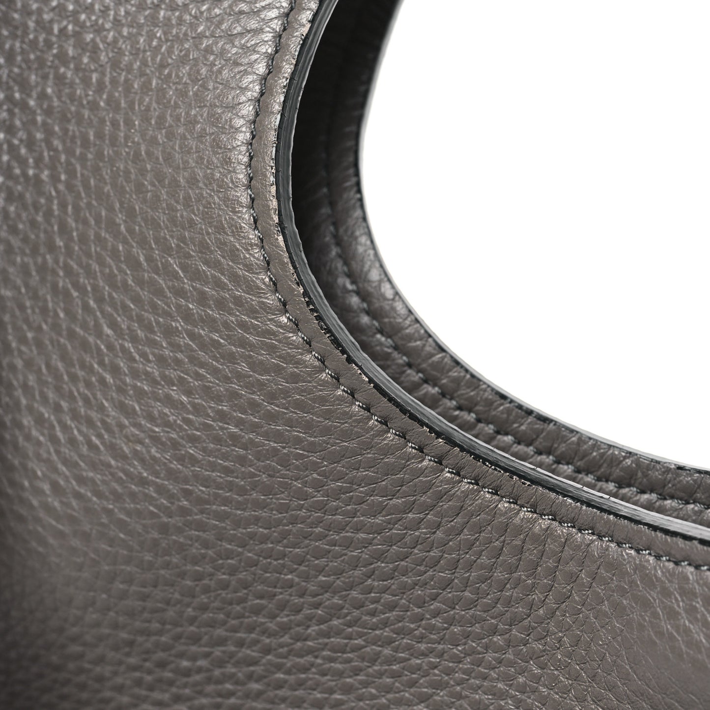 TOM FORD Grained Calfskin Alix Padlock Zip Tote Graphite