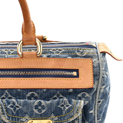 Louis Vuitton Monogram Denim Neo Speedy Blue 11 of 18