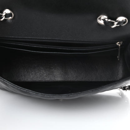 Chanel Caviar Quilted Jumbo Single Flap Black 6 of 11