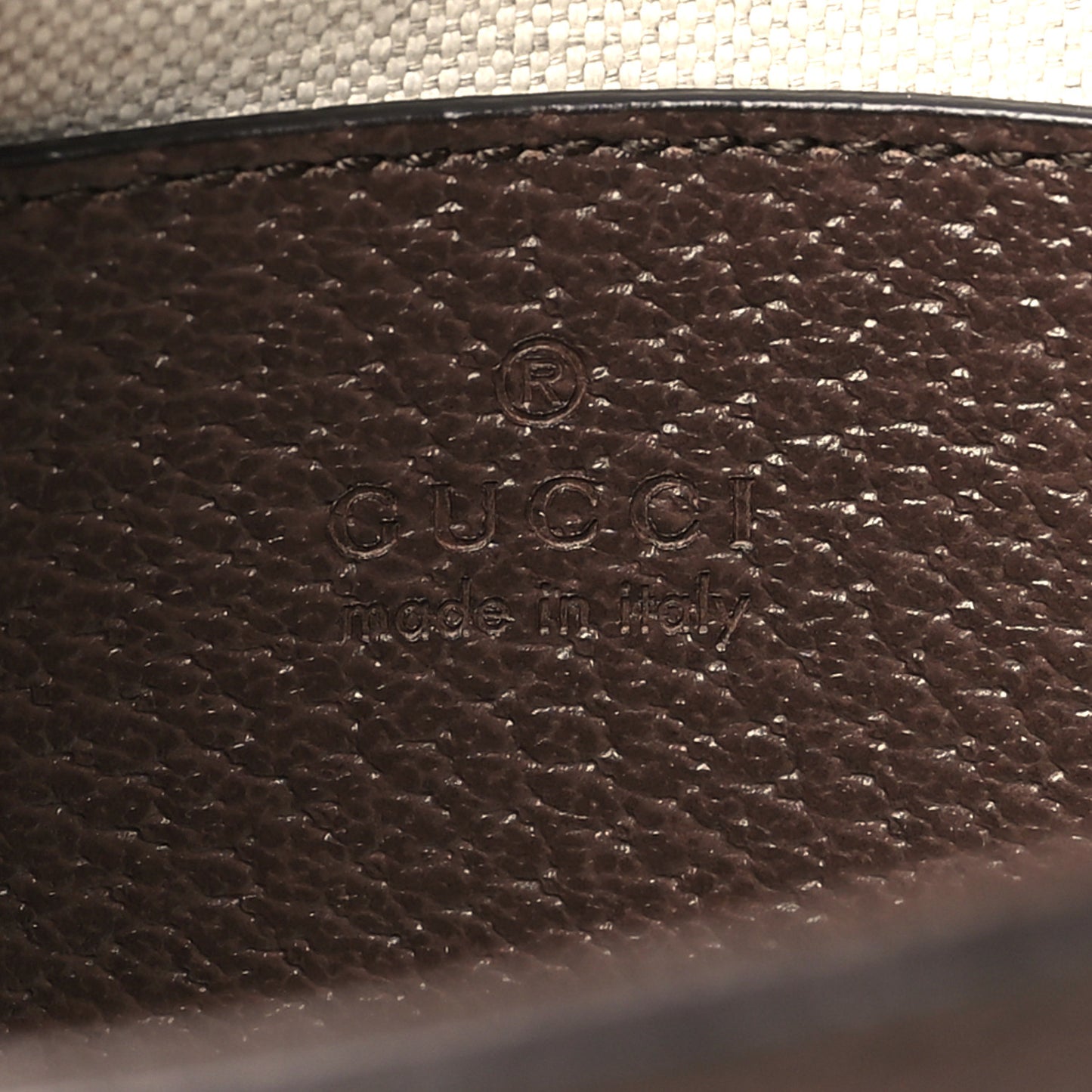 Monogram Jumbo GG Textured Dollar Calfskin Web Mini Horsebit 1955 Shoulder Bag Camel Ebony New Acero