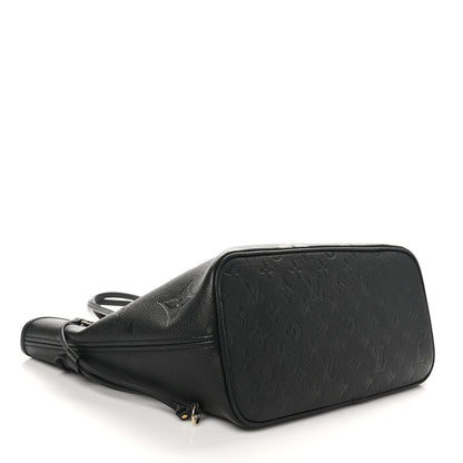 Louis Vuitton Empreinte Monogram Giant Neverfull MM Black 5 of 10