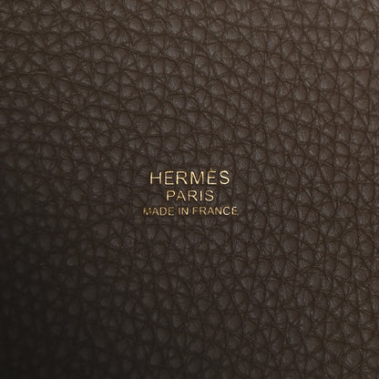 Hermes Taurillon Clemence Picotin Lock 18 PM Etoupe 5 of 8