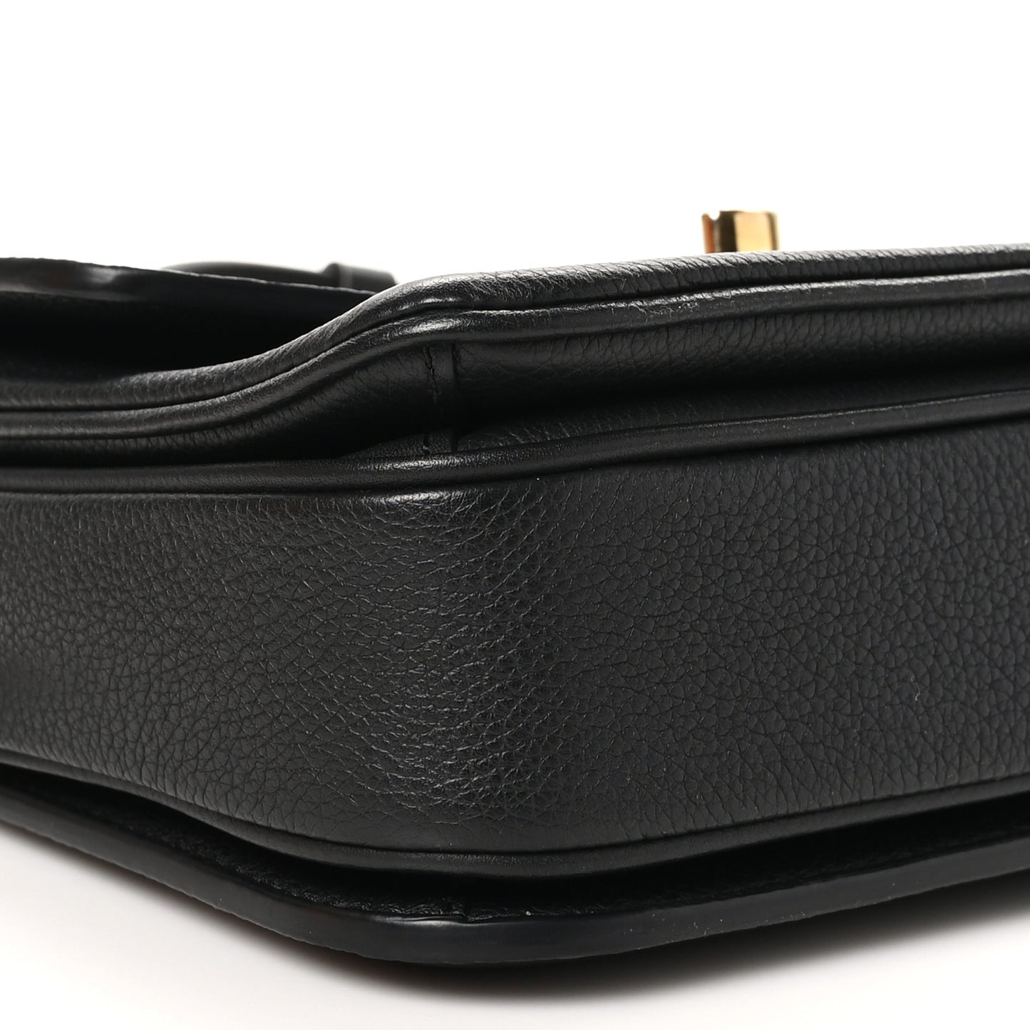 Grained Calfskin Lockme Oxford Black