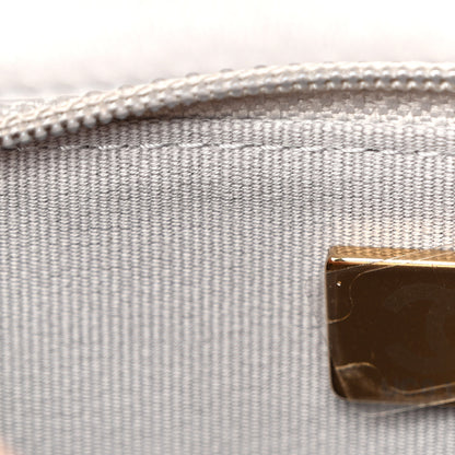 Chanel Lambskin Quilted Chanel 19 Wallet On Chain WOC Grey 8 of 11