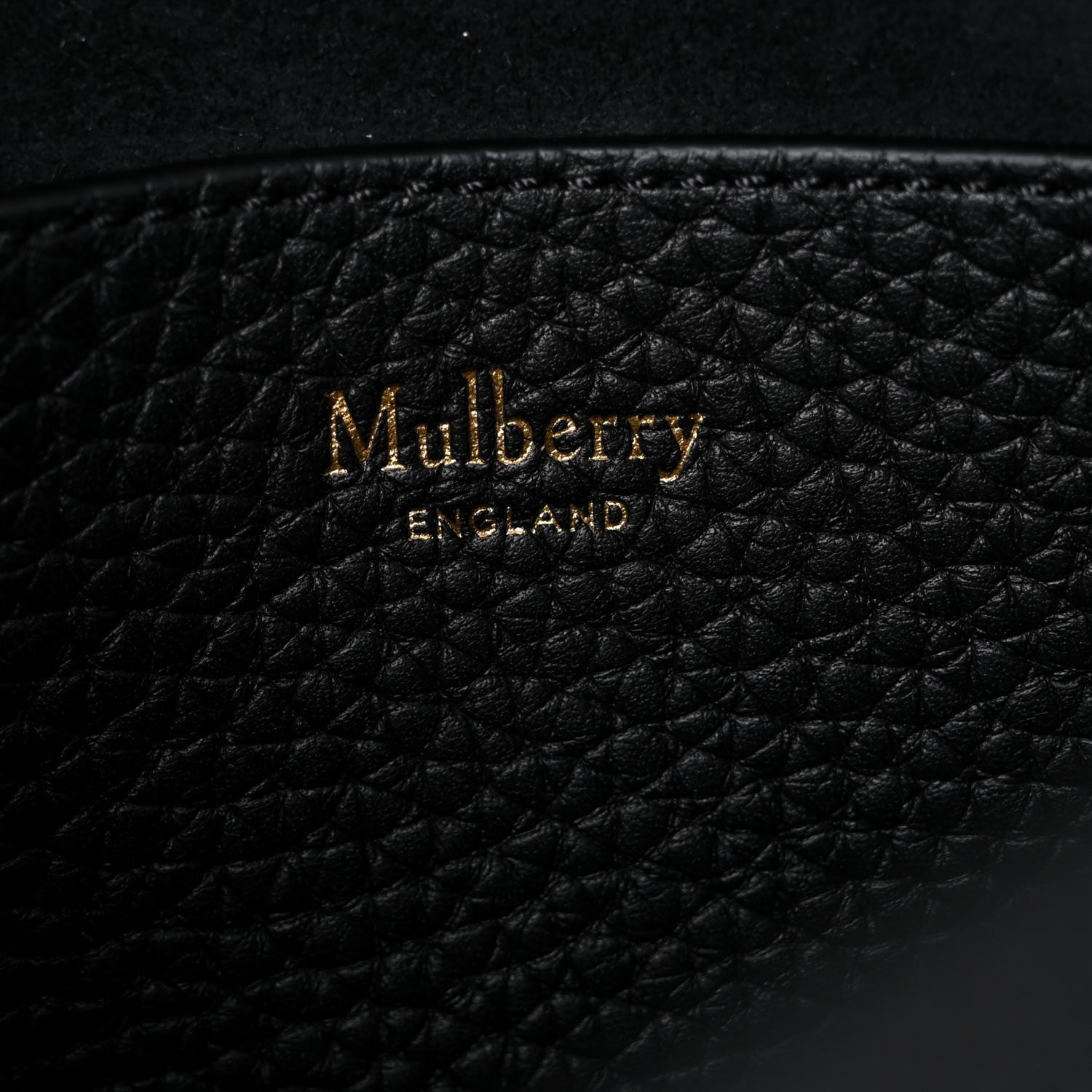 Mulberry Heavy Grain Mini Alexa Black 6 of 14