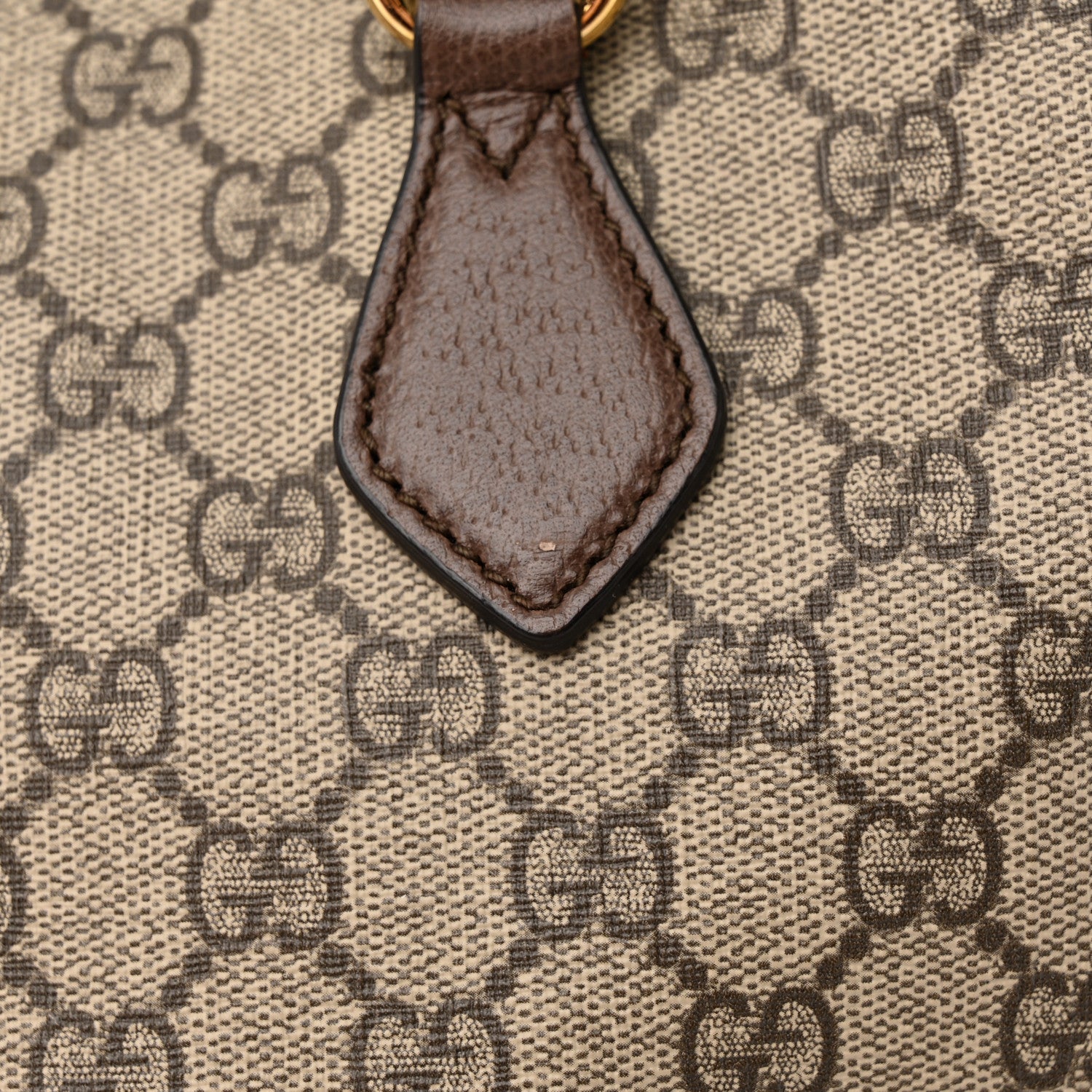 Gucci GG Supreme Monogram Medium Ophidia Shopping Tote Brown 16 of 16
