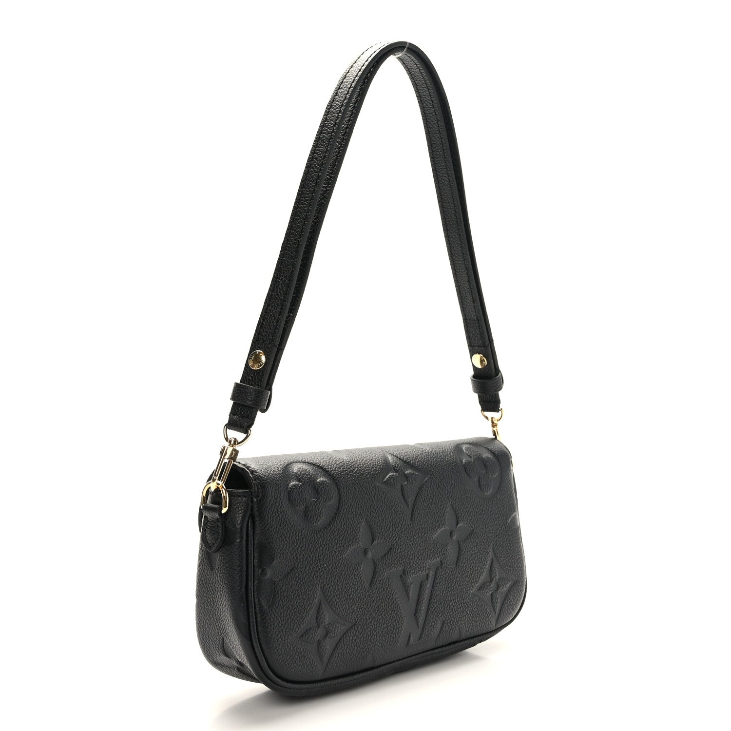 Louis Vuitton Empreinte Monogram Giant Ivy Wallet On Chain Black 3 of 8