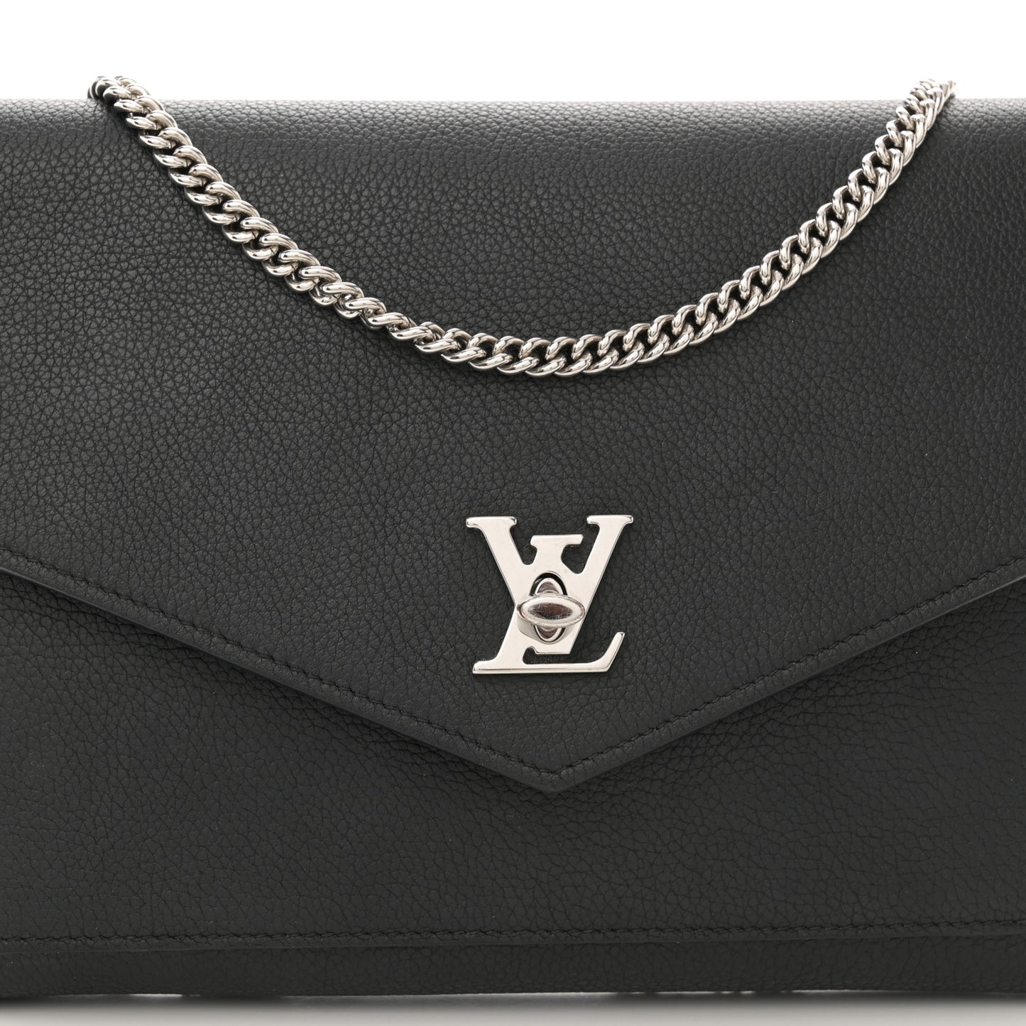Soft Calfskin My Lockme Pochette Black