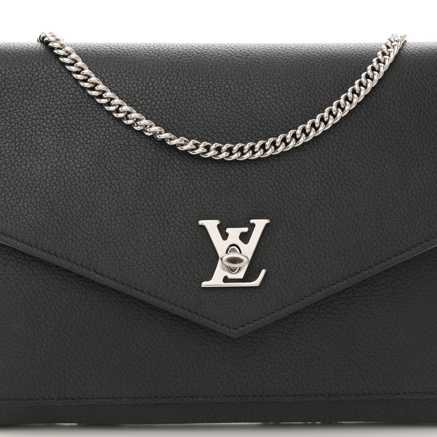 Louis Vuitton Soft Calfskin My Lockme Pochette Black 8 of 11