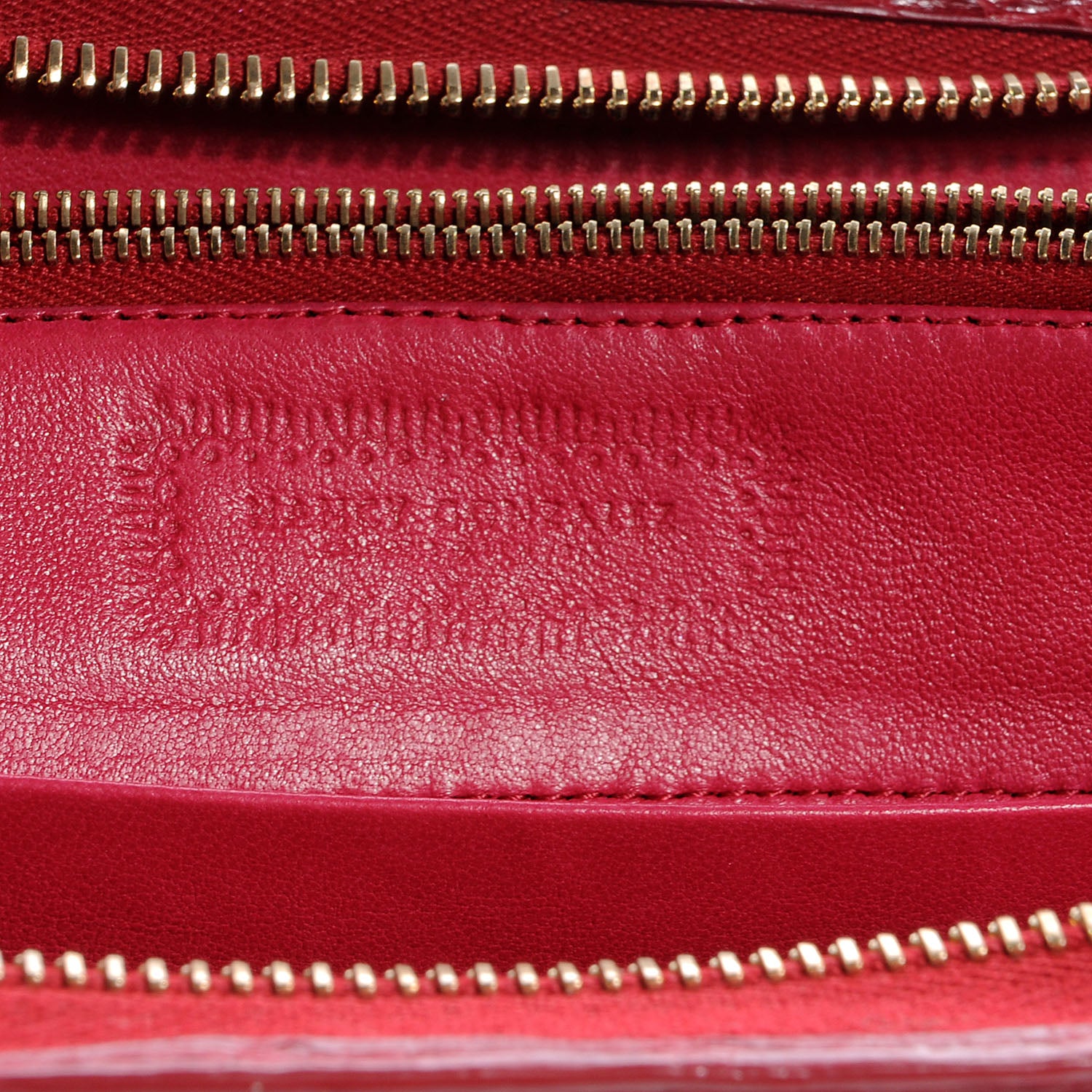 Nancy Gonzalez Crocodile Zip Continental Wallet Red 6 of 7