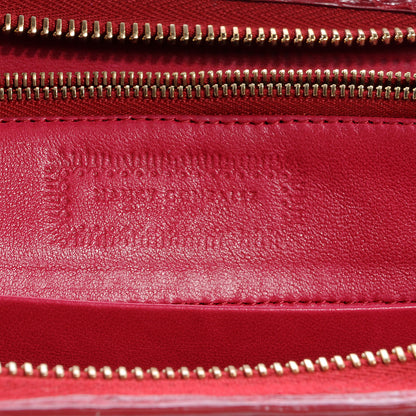Nancy Gonzalez Crocodile Zip Continental Wallet Red 6 of 7