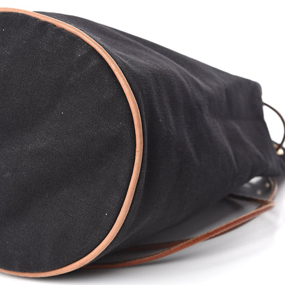 Hermes Toile Sac Polochon Black 6 of 12