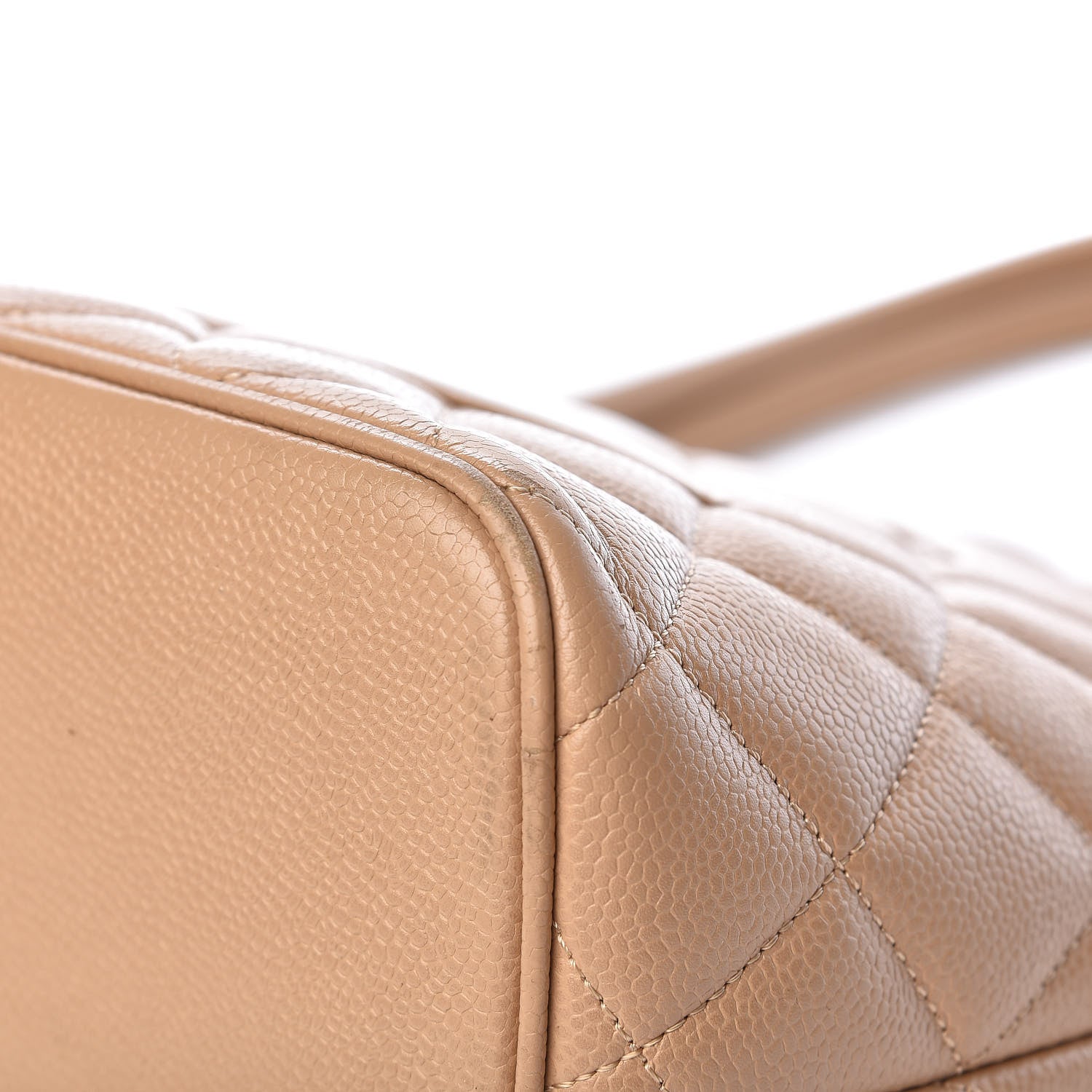 Chanel Caviar Quilted Medallion Tote Beige 10 of 14