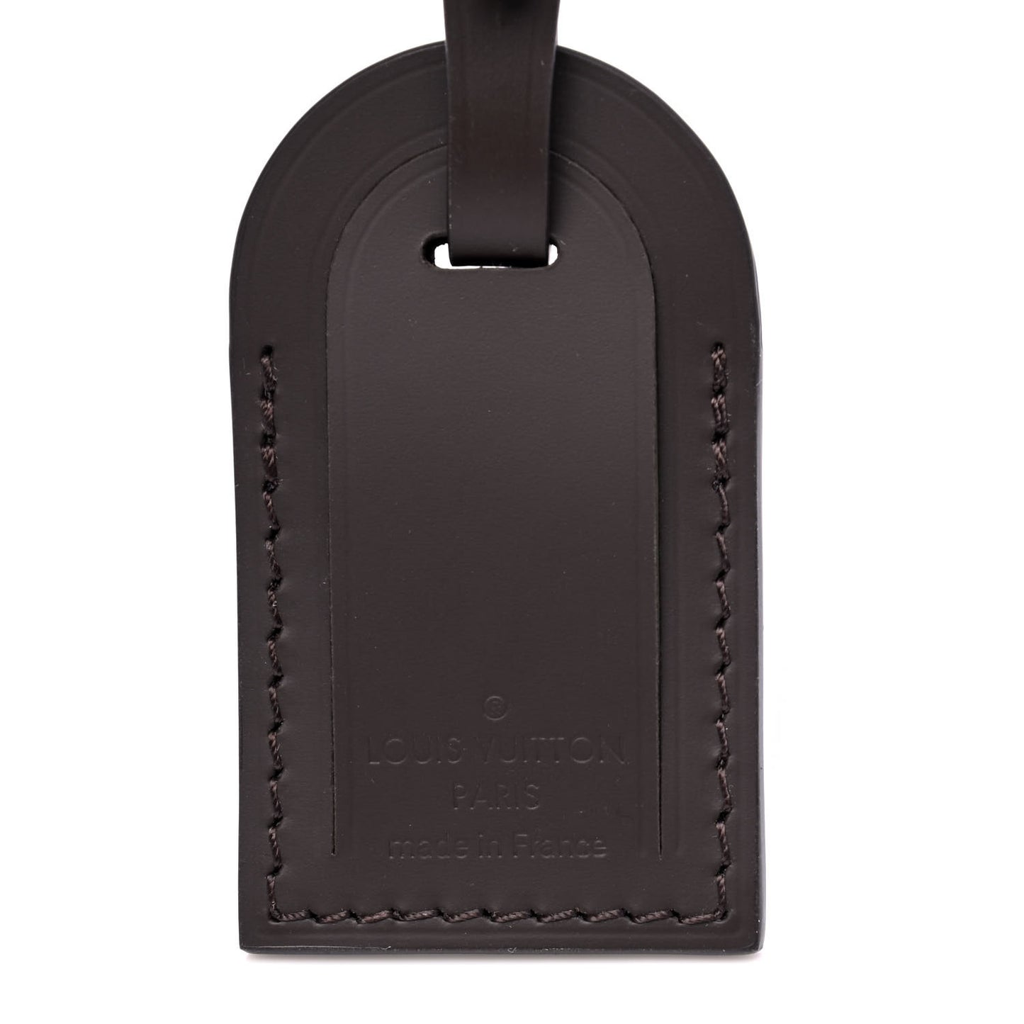 Calfskin Small Luggage Tag Ebene