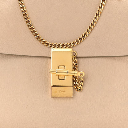 Chloe Grained Lambskin Drew Shoulder Bag Abstract White 8 of 12