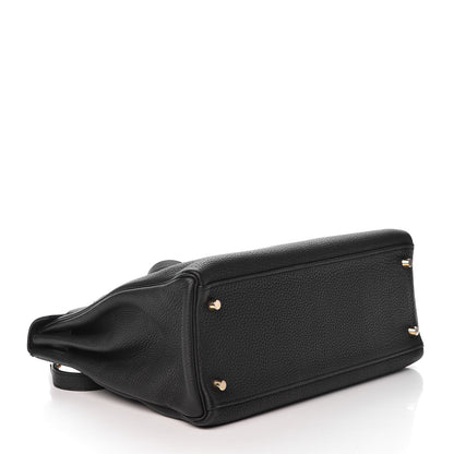 Hermes Togo Kelly Retourne 32 Black 4 of 10