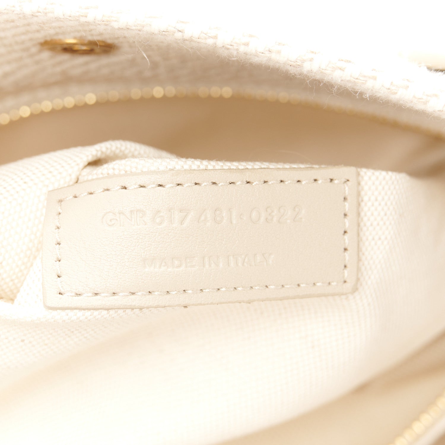 Saint Laurent Linen Calfskin Small Rive Gauche Tote Beige Sea Salt 7 of 10