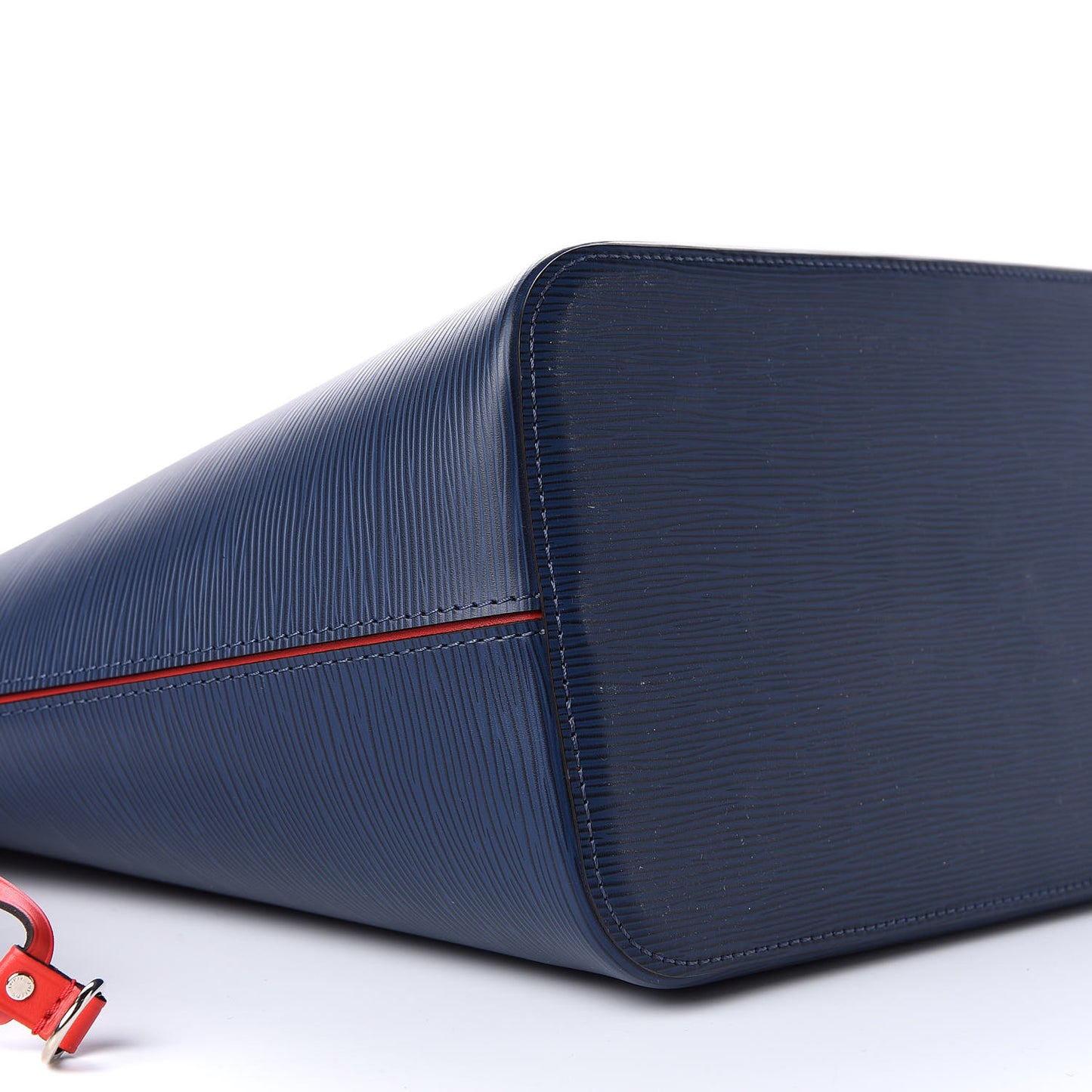 Epi Neverfull MM Indigo Coquelicot