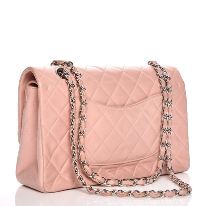 Chanel Lambskin Quilted Medium Double Flap Light Pink 3 of 13