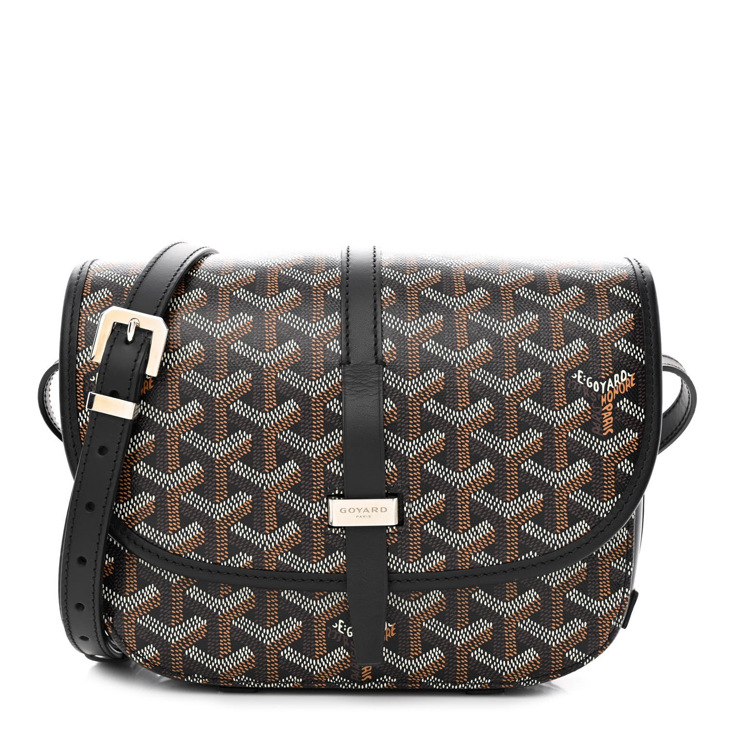 Goyard Goyardine Belvedere II PM Messenger Bag Black 1 of 9