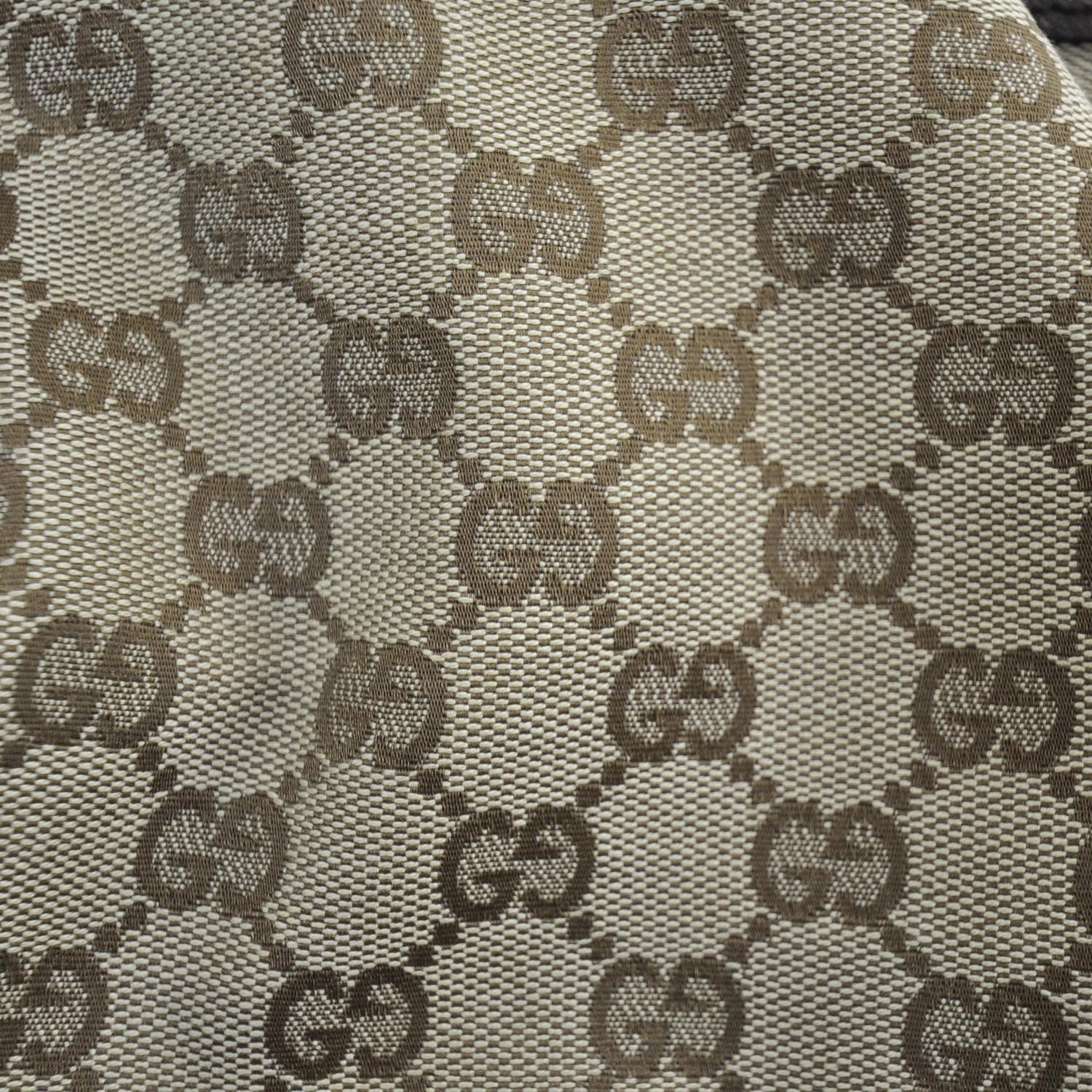 Gucci GG Monogram Medium Web Handle Bucket Tote 9 of 10