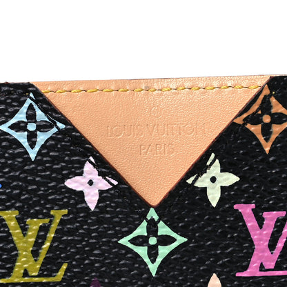 Louis Vuitton Monogram Multicolor Mirror and Case Pouch Black 7 of 9