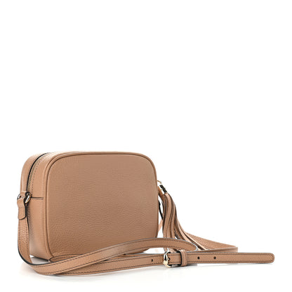 Gucci Pebbled Calfskin Small Soho Disco Bag Camelia 2 of 8