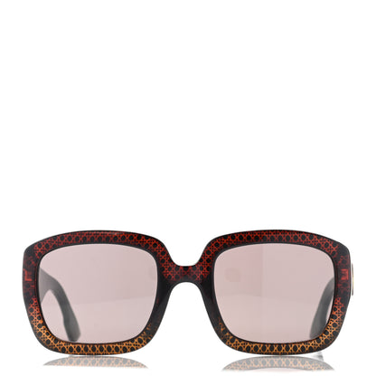 Christian Dior Acetate DDiorF Cat Eye Sunglasses Brown 2 of 10