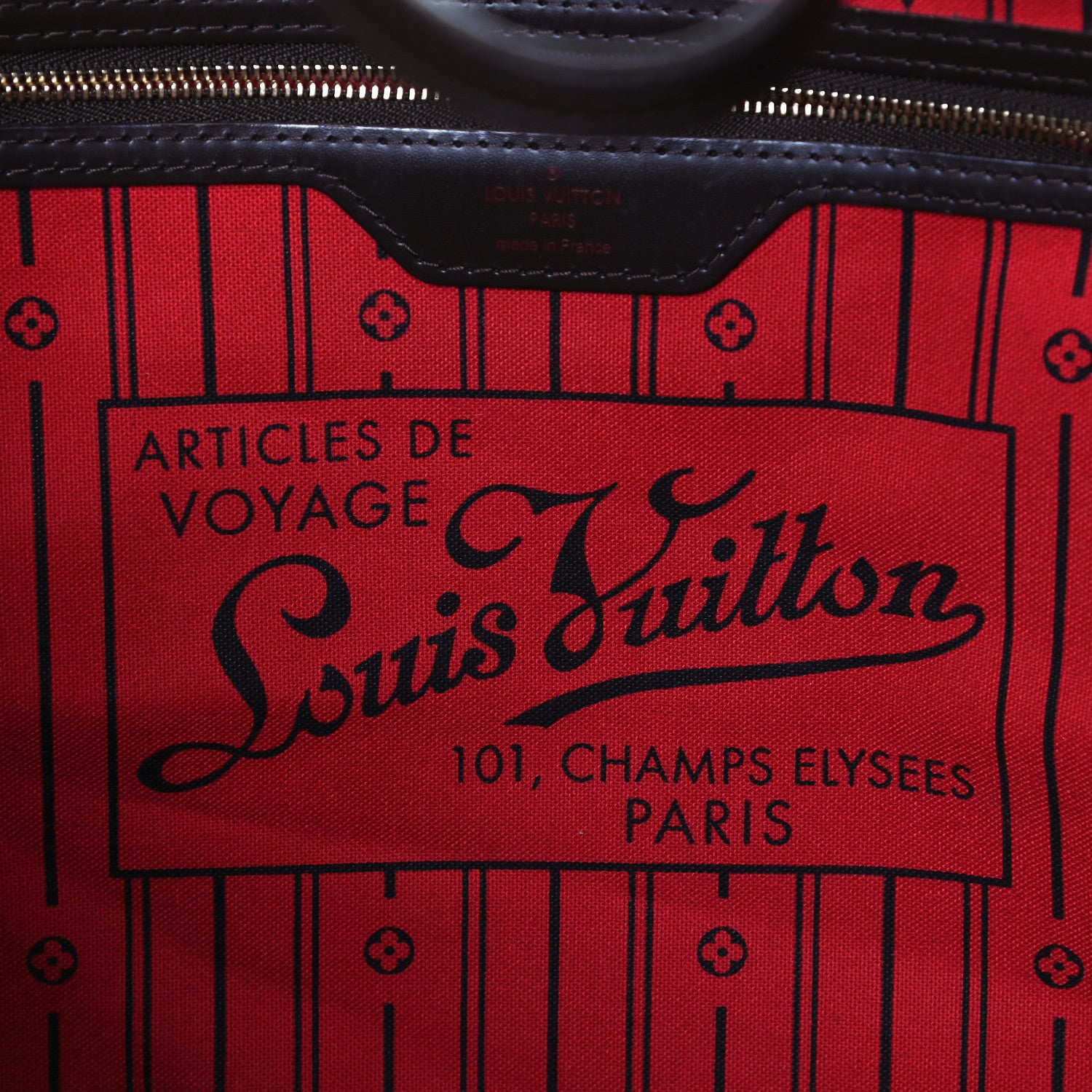 Louis Vuitton Damier Ebene Neverfull GM 6 of 18