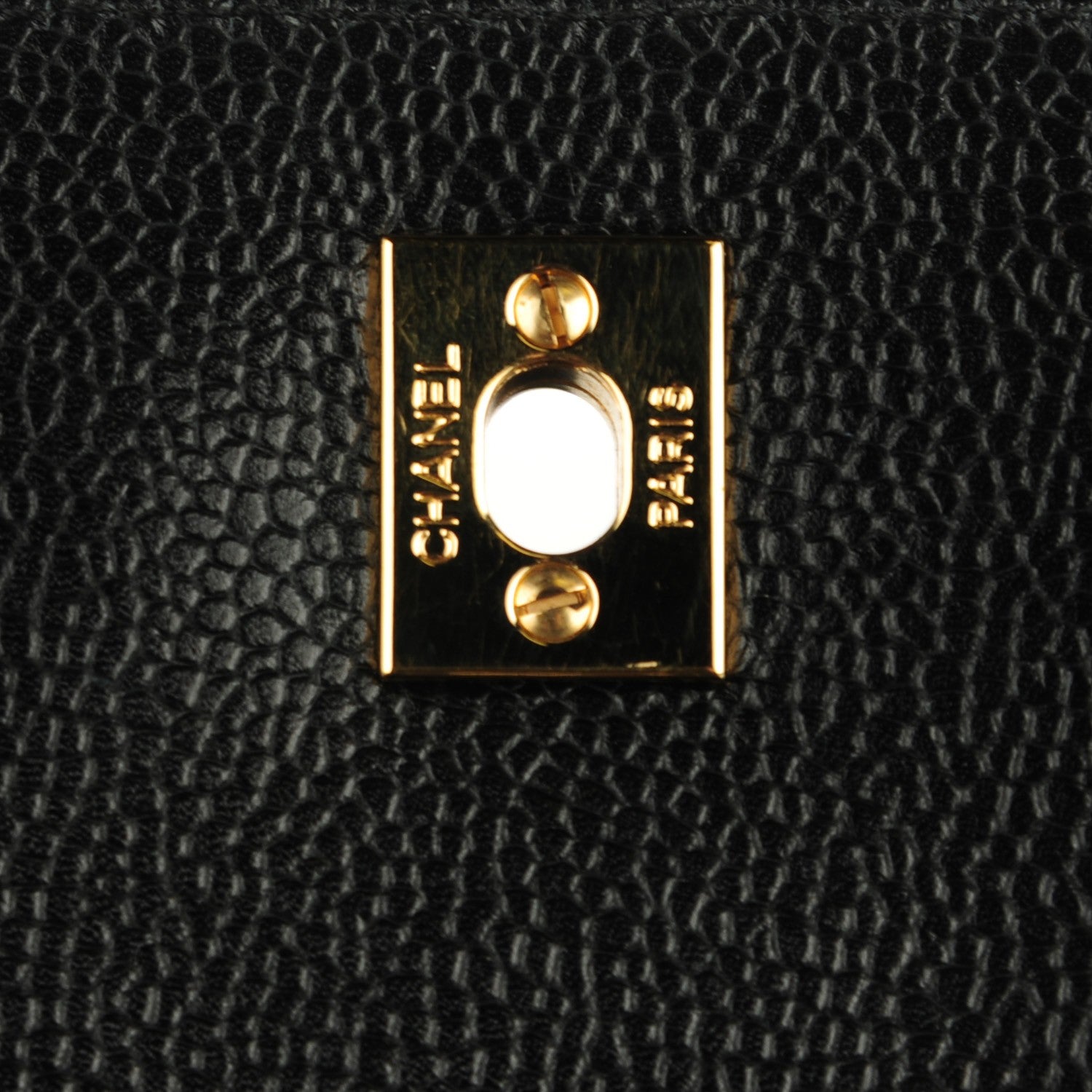 Chanel Caviar Quilted Jumbo Kelly Flap Black 6 of 8
