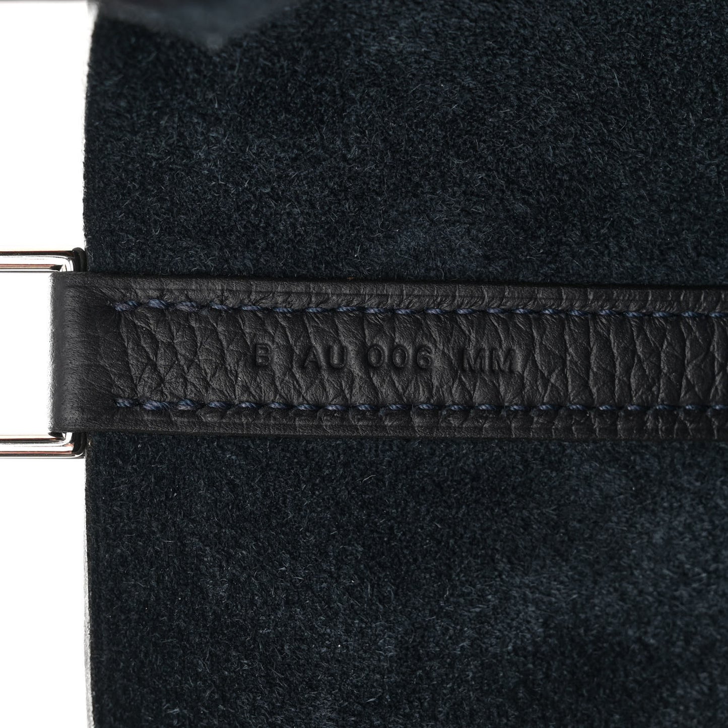 Taurillon Clemence Picotin Lock 22 MM Bleu Nuit