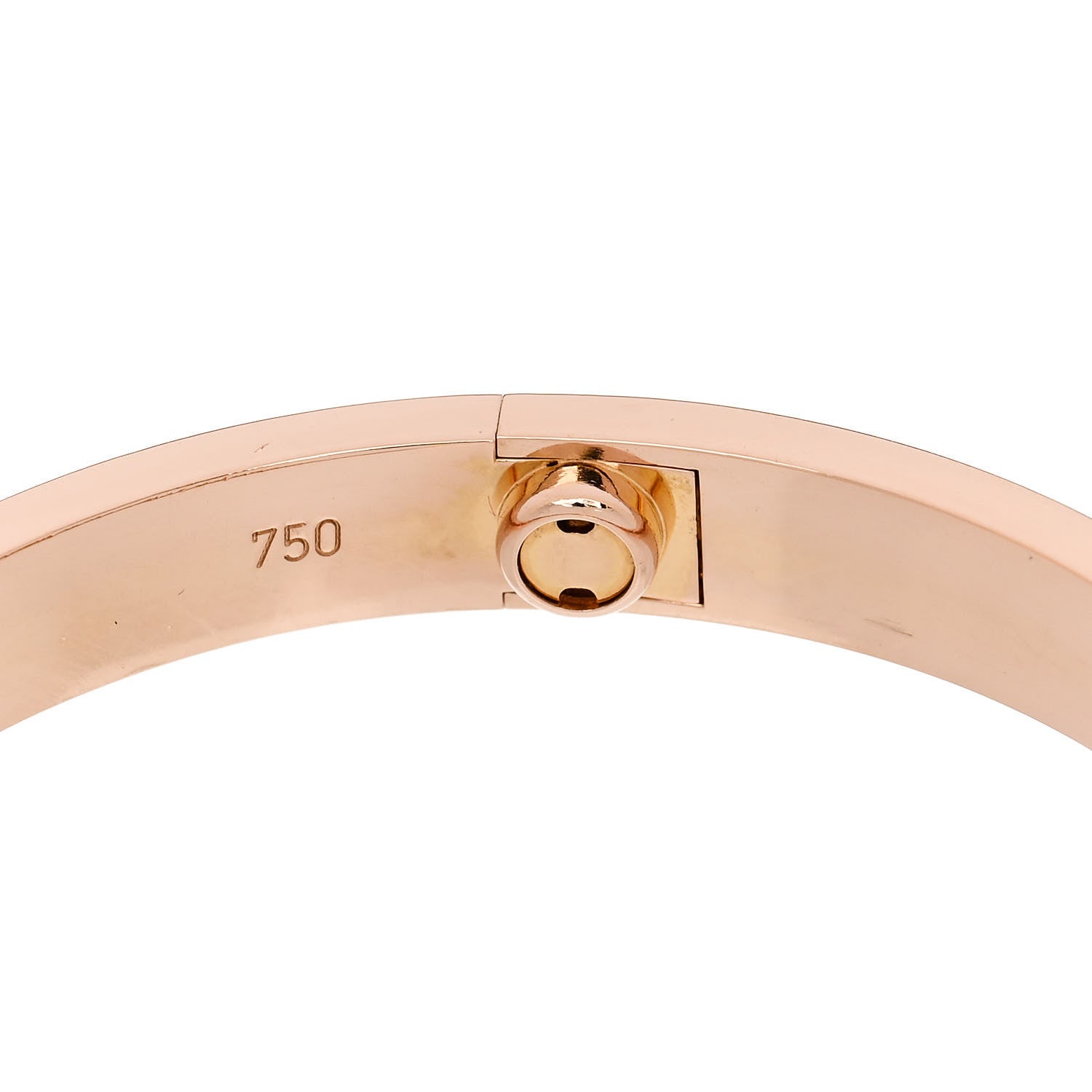 Cartier 18K Pink Gold LOVE Bracelet 17 7 of 9